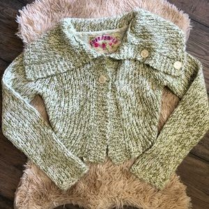 Free People Chunky Knit Part Wool Sweater